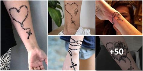 +50 Tatuajes de Rosarios【Significados】 【Lo Mejor de 2024